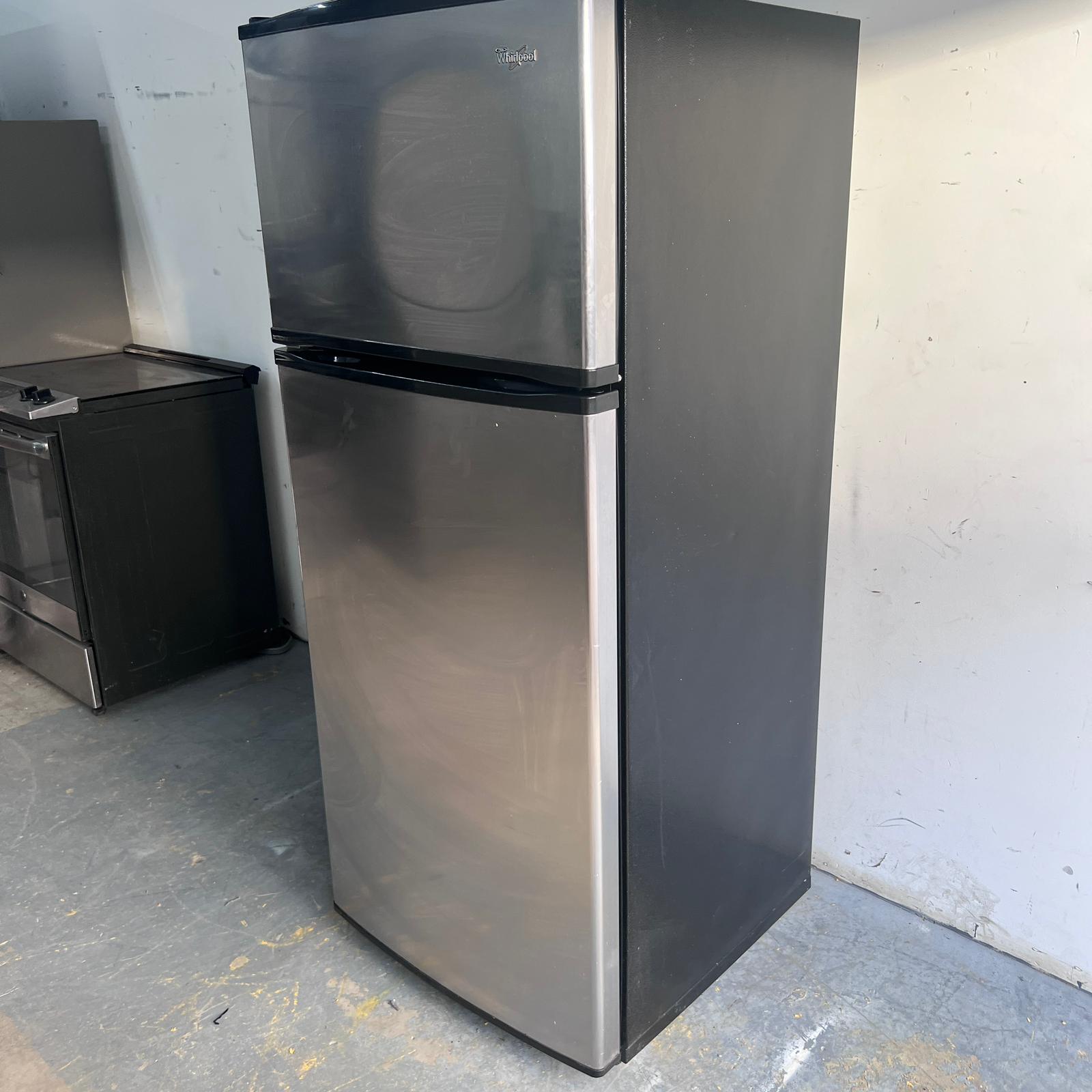 Whirlpool Stainless Steel Top and Bottom Refrigerator Whirlpool Stainless Steel Top and Bottom Refrigerator